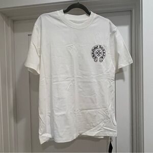NWT Chrome Hearts Horseshoe Logo Tee White Size Small